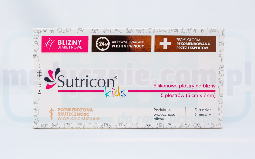 Силіконовий пластир від шрамів Sutricon Kids 3* 7см 1шт